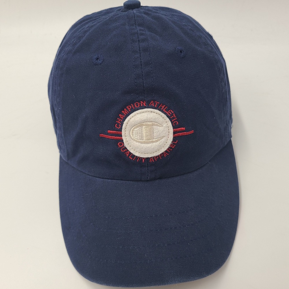 Champion Hat Strapback Blue Red White Athletic Quality‎ Apparel Brand Casual Men